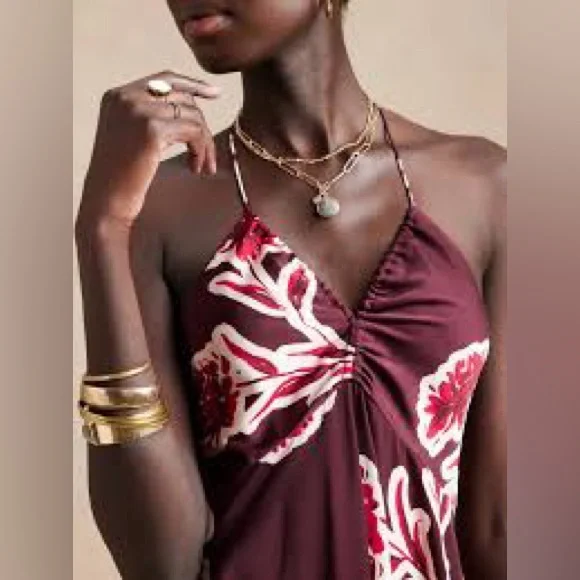 Banana Republic Halter Slip Dress - Picture 2 of 8